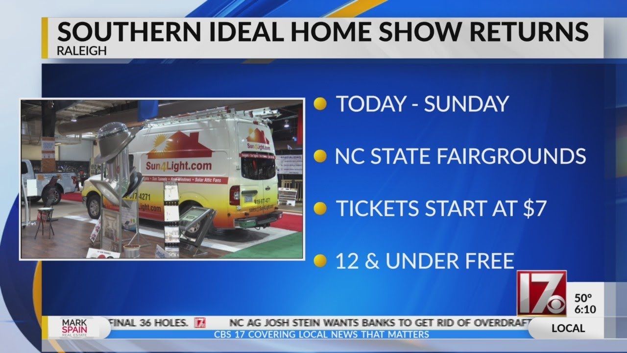 Southern Ideal Home Show returns to the NC State Fairgrounds YouTube