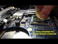 HP Probook 4520s Disassembly and thermal compound paste replacement