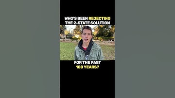 The Two state Solution was and is rejected by the Palestinians again and again