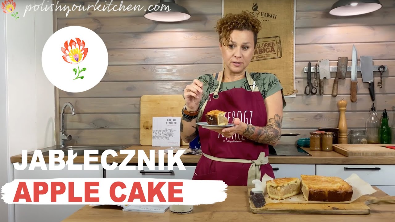 Classic Polish dessert - APPLE CAKE - JABŁECZNIK - Polish recipe. | Polish Your Kitchen