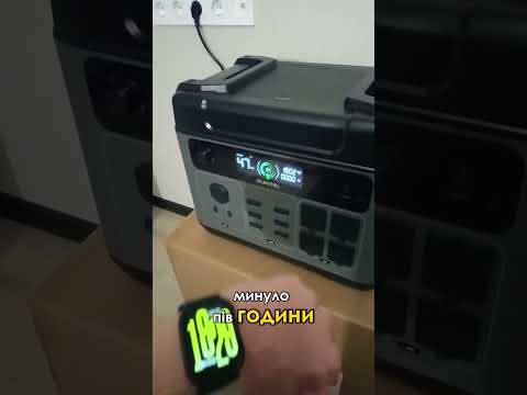 Зарядная станция с правильной синусоидой OUKITEL P2001E PLUS 2400W 2048Wh, видео 2