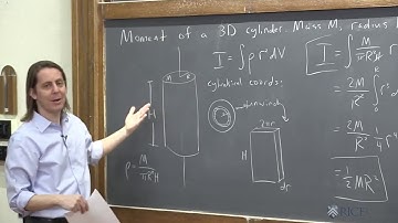PHYS 101 | Moment of Interia 6 - Moment of a Cylinder