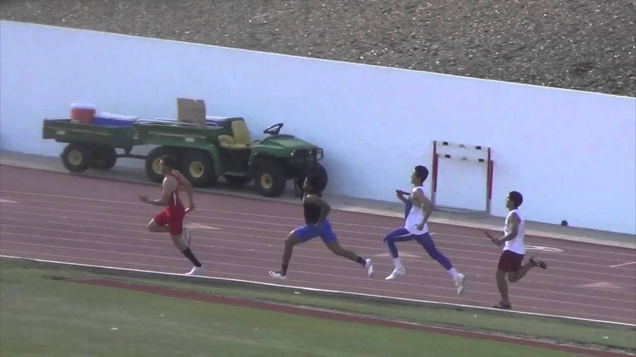Merritt College Track and Field 4x400m Relay at Bakersfield Relays