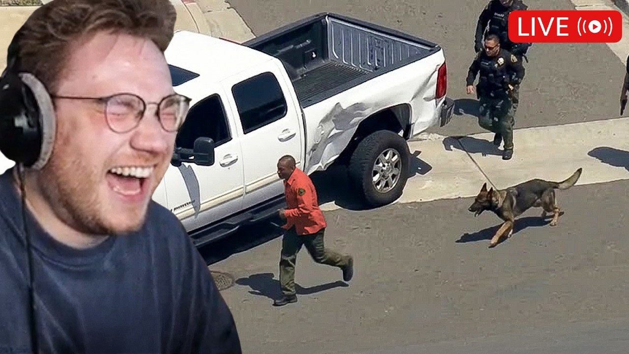 German Reacts to the Funniest American Police Chase Ever