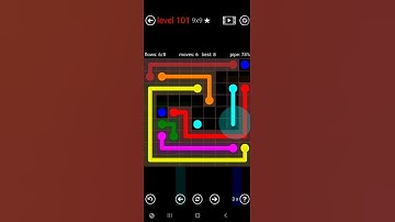 How To Solve Flow Free 9x9 Mania Level 101 Hard Board Walk Through Solution Walkthrough