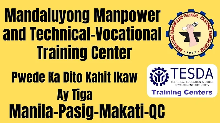 Mandaluyong Manpower and Technical Vocational Training Center TESDA accredited Now Open