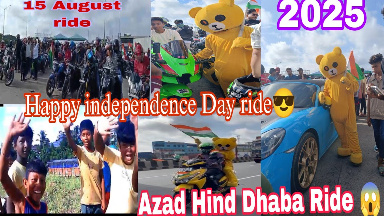 15 August first time ride🤩 Azad Hind Dhaba @Bodmasteddy 