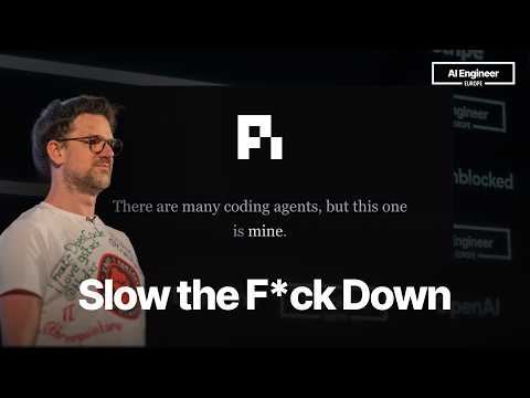 Building pi in a World of Slop — Mario Zechner