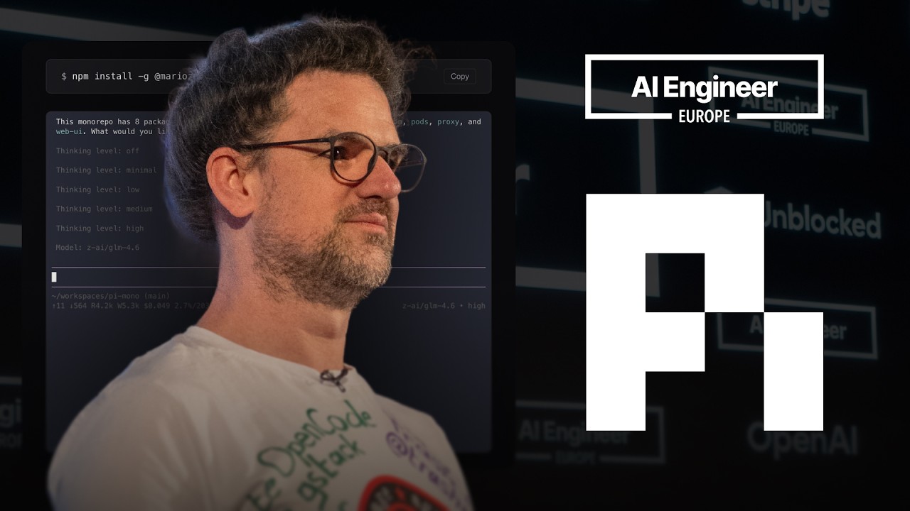 Building pi in a World of Slop — Mario Zechner