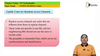 UMTS WCDMA Codes - 3G Technology - Mobile Communication System