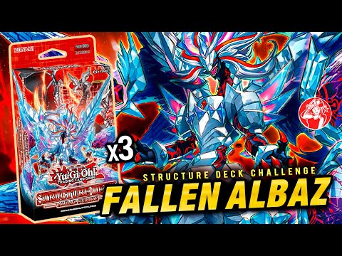 yugioh fallen of albaz structure deck (3x Deck) (April 2022) by cardcluster The 51st card in each Deck is a Secret Rare repeat of one of the Decks Ultra Rare cards Fallen of Albaz - Structure