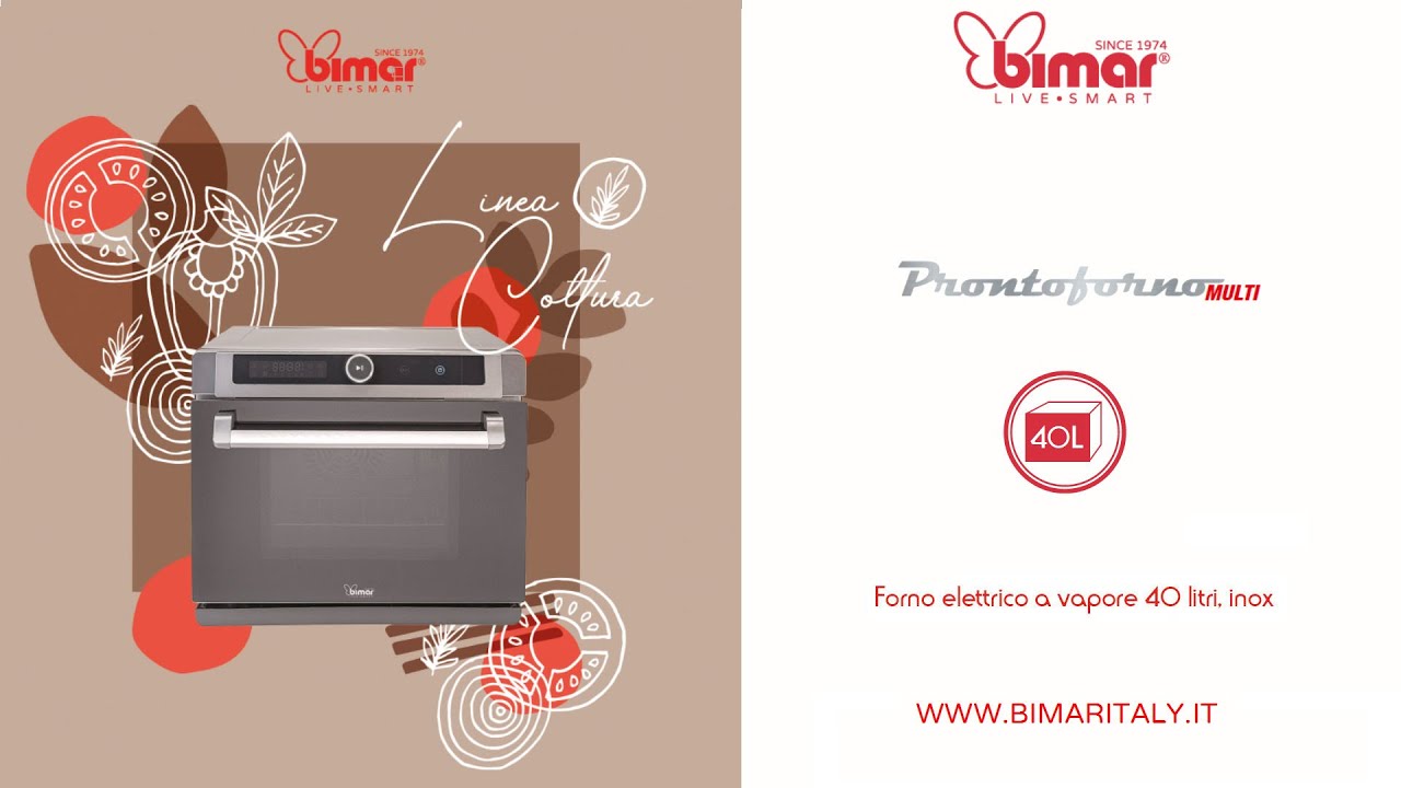 Forno a vapore Bimar 40 Litri Acciaio Inox 