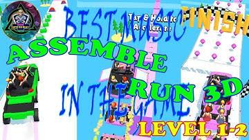 ASSEMBLE RUN 3D. GAMEPLAY ON ANDROID. LEVEL 1-2