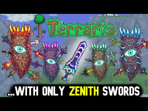 Crafting The Zenith, But I Can Only Use The Swords Of The Zenith... | Terraria