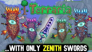 Crafting the Zenith, but I can only use the Swords of the Zenith... | Terraria