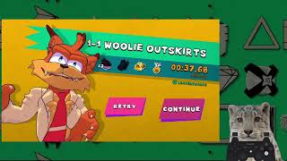 Bubsy 4D | 1-1 Woolie Outskirts | 33.85