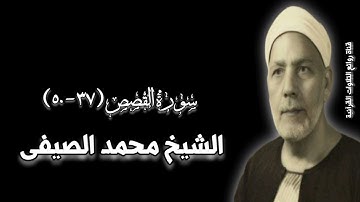 سورة القصص (٣٧-٥٠) - الشيخ محمد الصيفى