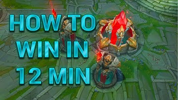 HOW TO WIN IN 12 MIN - THE WHOLE ENEMY TEAM RAGE QUIT