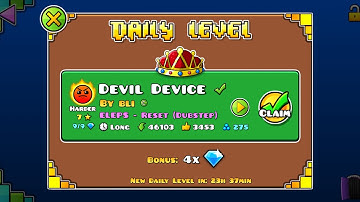 #1687 Devil Device (by bli) [Geometry Dash]