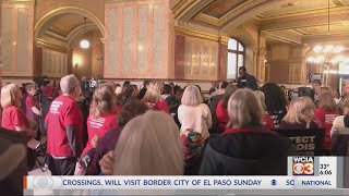 Hundreds gather at Illinois Capitol to support potential assault weapon ban