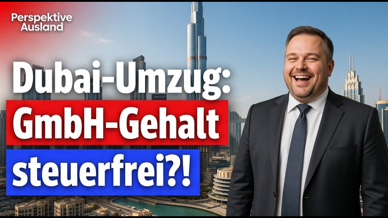 Dein deutsches GmbH-Gehalt steuerfrei in Dubai? So geht's!