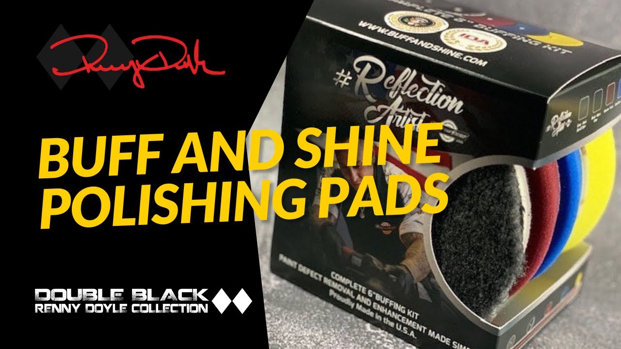 The Rag Company - Buff and Shine Reflection Artist Complete 5 Buffing Kit - Combination of Five Pads, URO Line, Easy to Use Combo