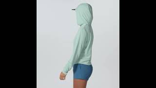 Chemise à Capuche Mountain Hardwear Sunblocker Femme, Printemps Minéral, L
