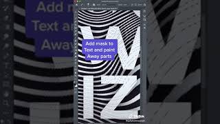 Line Art Text Poster Design Effect Ps Tutorial -