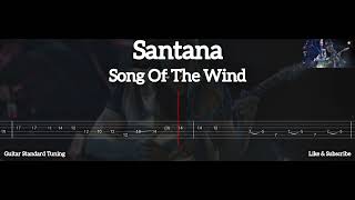 Video thumbnail of "Santana - Song Of The Wind ( Tab Guitar )"