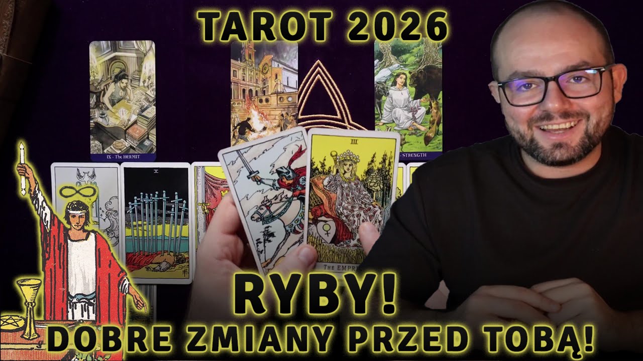 RYBY 2026 Te Zmiany Cię ZASKOCZĄ! ♓ Horoskop Roczny Ryby 2026 Tarot
