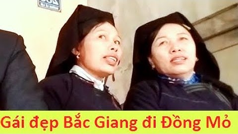 Gái đẹp Bắc Giang hát sli hội Đồng Mỏ mùng 10/1