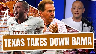 Texas Beats Alabama  Josh Pate Rapid Reaction (Late Kick Cut)