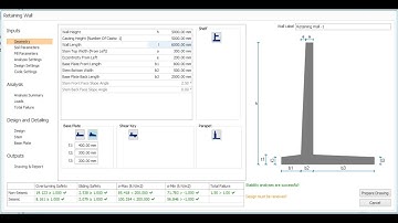 HOW TO DESIGN A CANTILEVER RETAINING WALL USING PROTA STRUCTURE