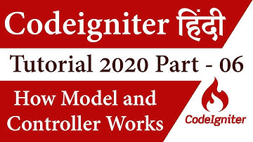 How Model & Controller Works in Codeigniter? | Codeigniter Tutorial in Hindi Part#6 | learn2smart