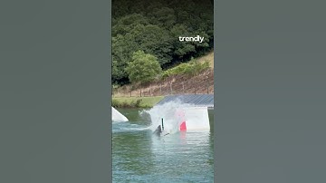 Epic First-Time Wakeboarding Fail #hilariousmoments #fail