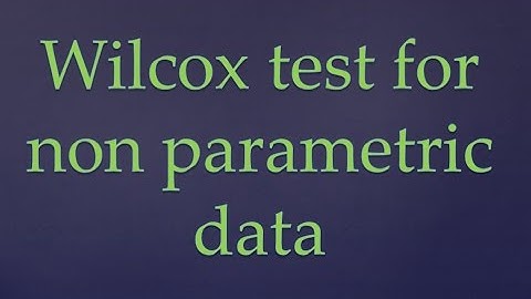 R Programming||Wilcox sample test for non Parametric data in R