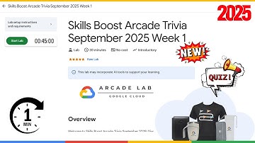 Skills Boost Arcade Trivia September 2025 Week 1