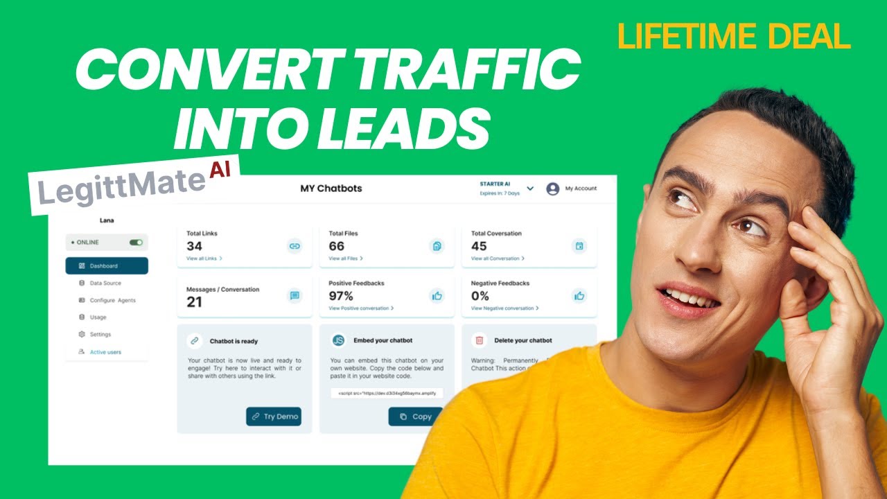 LegittMate AI Lifetime Deal I Engage Website Visitors, Drive ...