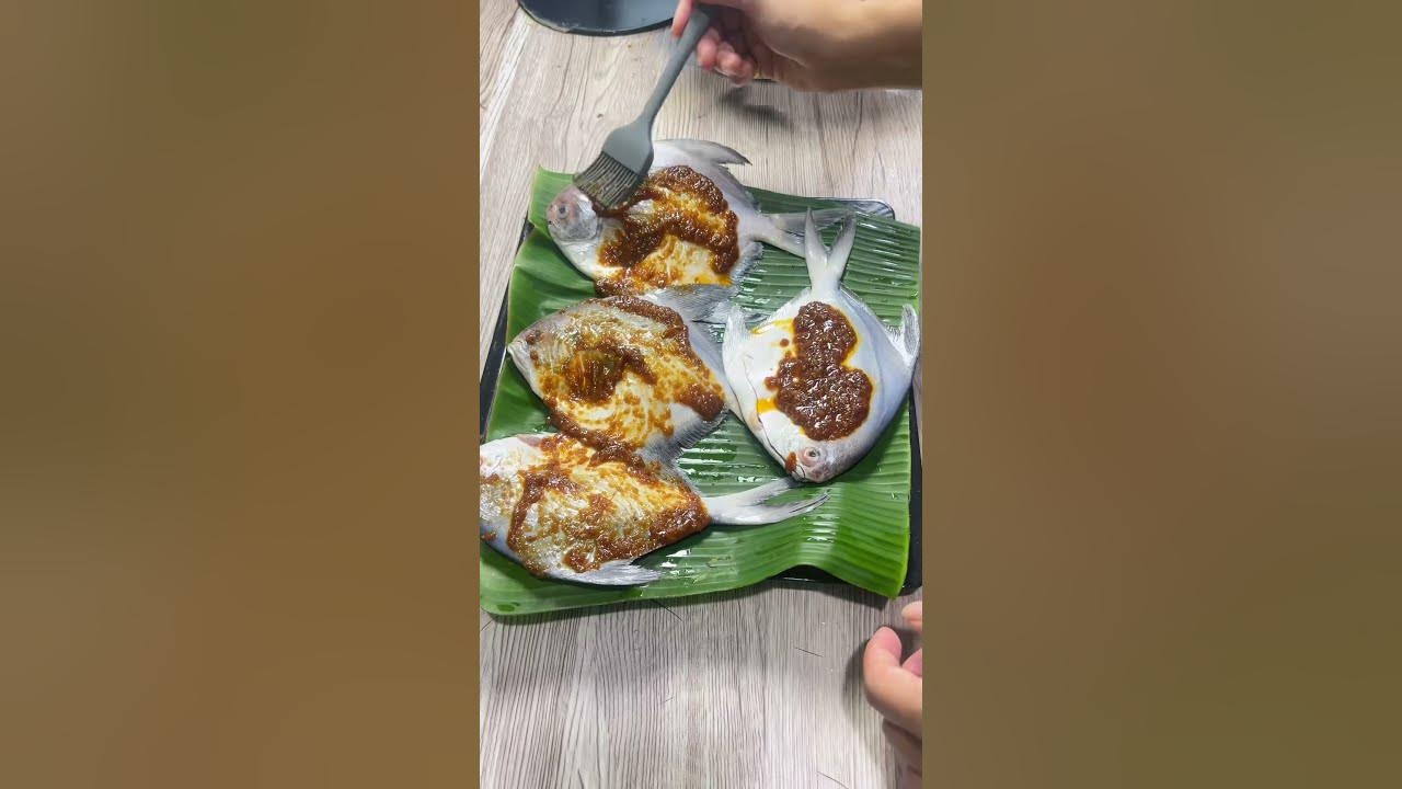 Ikan bawal panggang #food #cooking #recipe #Ikan #indonesianfood #resepmasakan #resep #fyp #masak
