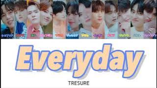 【歌詞/かなるび/日本語訳】Everyday - TRESURE