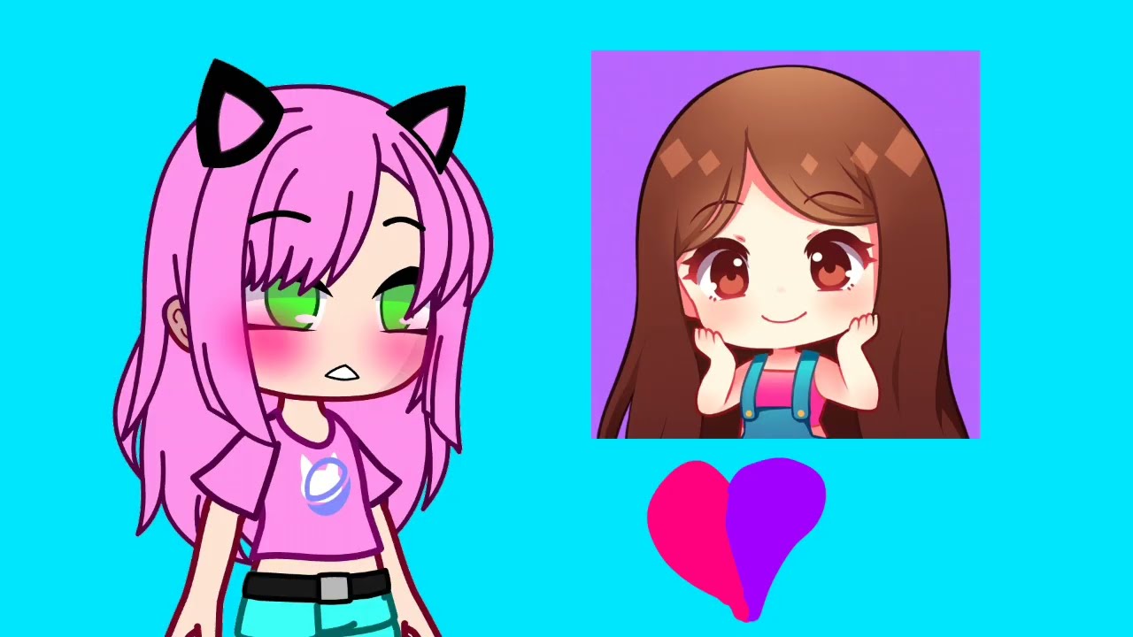 JULIA MINEGIRL E VITORIA MINEBLOX /GACHA LIFE 5 