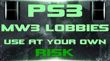 MW3 XP Lobby PS3 !! II USE AT YOUR OWN RISK!!! II Created by NGUS Choco