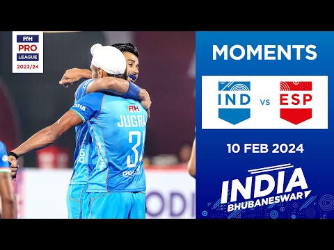 FIH Hockey Pro League 2023-24: Moments - India vs Spain (Men)