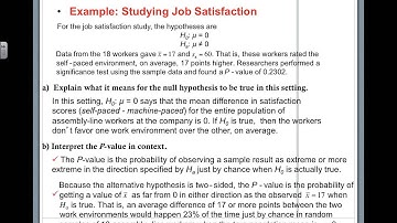 Chapter 19 (Video 2): Testing Hypotheses About Proportions