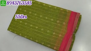 Mixed Varieties Of Linen Cotton Sarees Collection Video 3 6426