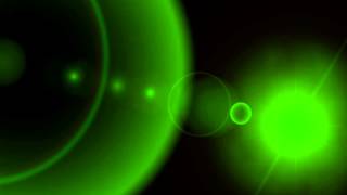 Lens Flare Green Black Background 6 Animation Free Footage Hd