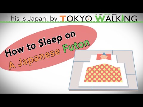 [This is Japan] How to Sleep on A Japanese Futon （布団で寝る）.  by TOKYO WALKING