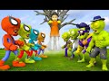 Plants vs zombies 2  zombie superhero vs squid game challenge  2d 3d animation irl