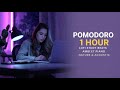 Pomodoro Study with Me at 2am | Real Desk Setup