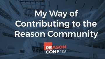 David Kopal - My Way of Contributing to the ReasonML Community | ReasonConf 2019